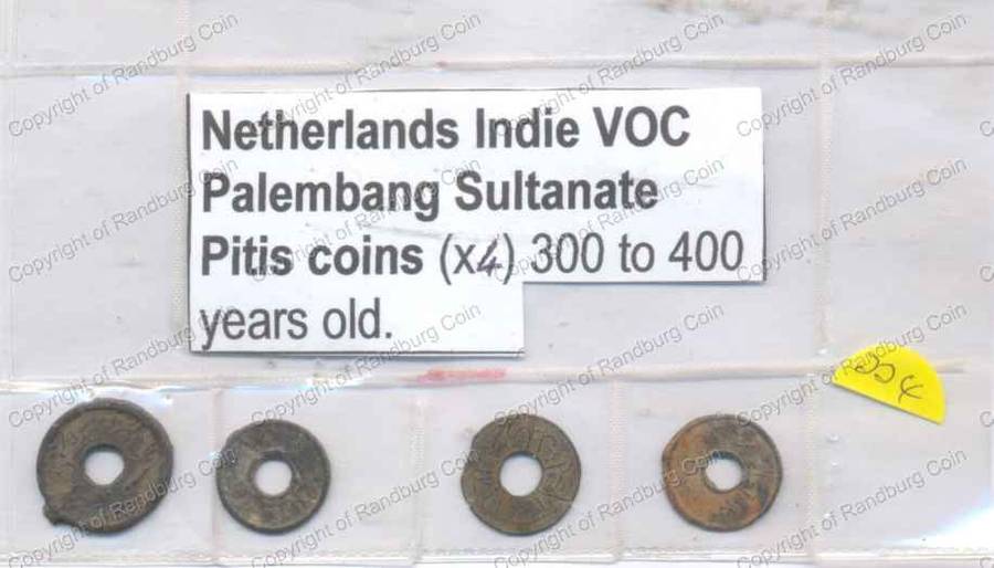 *#* Netherlands Indie VOC Palembang Sultanate Pitis Coins *#*