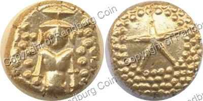 India-British Madras Presidency - ND (1740-1807) Gold Pagoda - Star variety - Shipwreck recovery