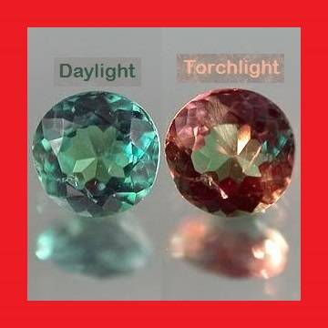 ALEXANDRITE (UNTREATED) - COLOUR CHANGE ROUND CUT - 0.08cts