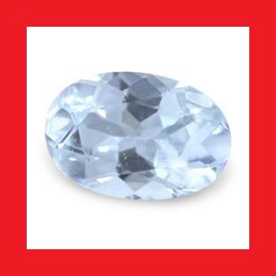 AQUAMARINE - BLUE OVAL FACET - 0.36cts