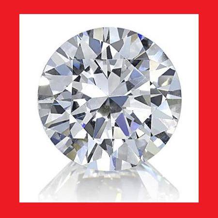 CUBIC ZIRCONIUM - AAA DIAMOND WHITE ROUND FACET - ±0.21cts