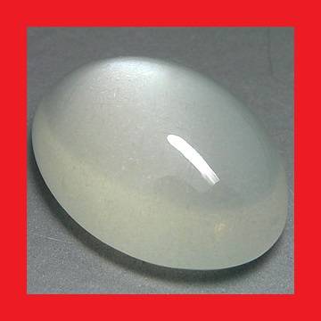 MOONSTONE (NATURAL) - AAA WHITE OVAL CABOCHON - 6.675cts