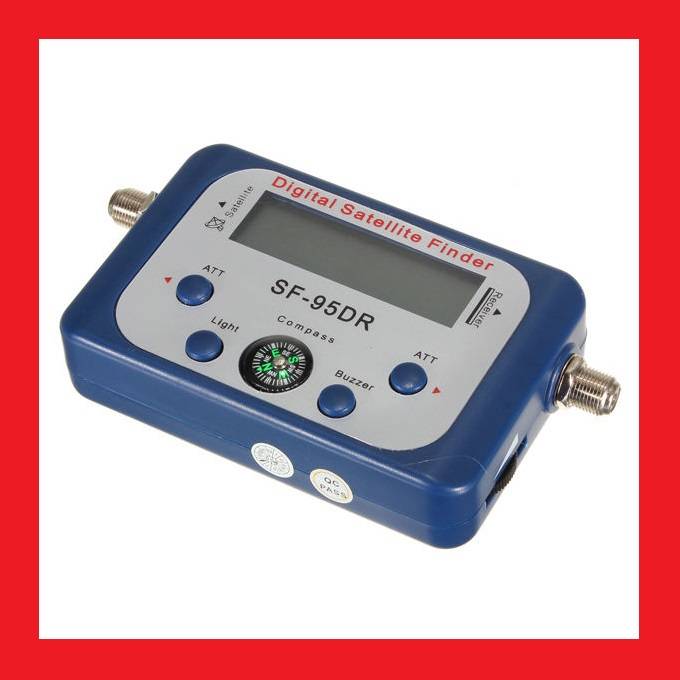 DIGITAL SATELLITE FINDER WITH COMPASS