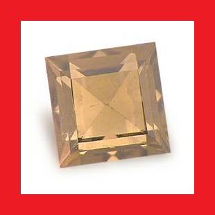 SMOKY QUARTZ - NICE SMOKY COLOUR SQUARE FACET - 0.955cts