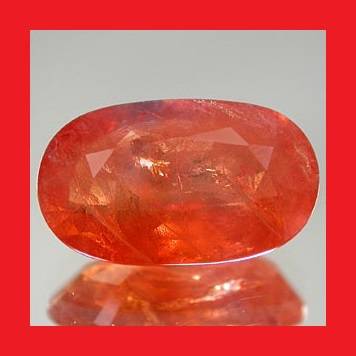 Sapphire (Natural Africa) - Padparadsha Orange Oval Facet - 5.230cts