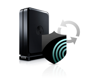 GoFlex ultraportable features drive with shield and rotating arrows