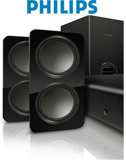Philips 5.1 Home Theater Speakers Only (HTS3531 Speakers) - Manufacturer
