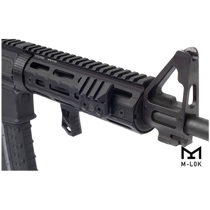 UTG M-LOK Angled Picatinny Mount, Black
