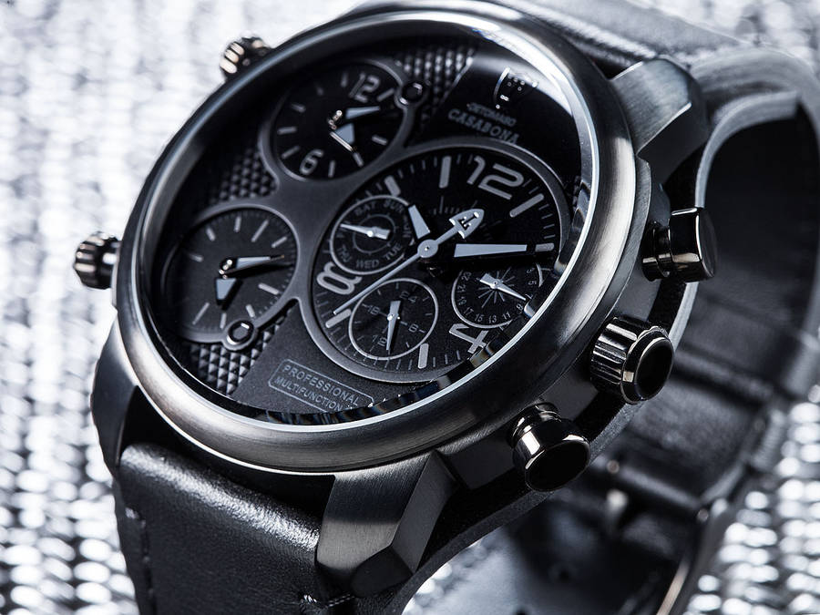 *LUXURY MOTORSPORTS* DETOMASO MEN'S CASABONA 57MM HUGE SWISS CHRONOGRAPH WATCH *NEW!