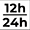 12h/24h hours display