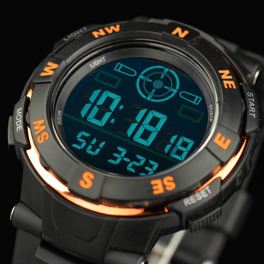 INFANTRY MILITARY CO. Border Digital Watch Brand new BOXED, FULLY LOADED!