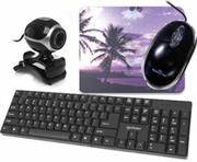 Manhattan Keyboard , Mouse, Webcam, Mouse Pad-Combo set, Retail Box, Limited Lifetime Warranty