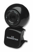 Manhattan Mega Web Camera 1.3 Mega Pixel with Auto Tracking and Built-in Microphone