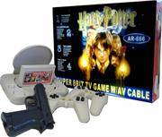 Dunherm Super 8-BIT TV Game Console With A/V Cables - Harry Potter Edition - Includes x2 Controllers