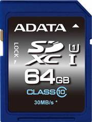 ADATA 64GB SD Card - CLASS 10, Retail Box , 1 year warranty