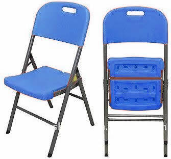 UniQue Steel Folding Chair size 430x450x835mm