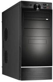 UniQue ATX Midi Tower Case with 450W PSU - Black, Retail Box , 1 year warranty on case
