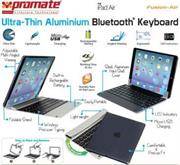 Promate Fusion-Air ,Ultra-Thin Aluminium Bluetooth&reg; Keyboard for iPad Air Colour:Silver Fusion-A