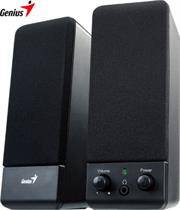 Genius S110 Speakers - 2.0 Channel, 1W RMS, Volume Control, Headphone Jack, Ideal for Notebooks & PC