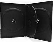 UniQue DVD Library Case - 14mm , Holds 4 x DVD- 5 Pack -Black, Retail Box, No Warranty