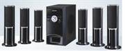 Dunherm 6.1CH Home Theatre Column Speaker,Output power:35W+15W*6,Speaker unit: 4"+3"*6,USB/SD/FM/MIC