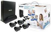KGuard Mars Home NVR Combo Kit- 4 Channel Network Video Recorder with 4x 720P IP Cameras-H.264 compr