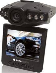 AgfaPhoto CaRecord I HD Vehicle Car Day and Night DVR Recorder Camera with 2.5&rdquo; TFT LCD screen