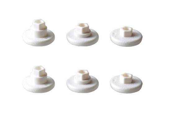 PS4 DUALSHOCK 4  + NINTENDO SWITCH 8 IN 1 REMOVABLE THUMBSTICKS WHITE