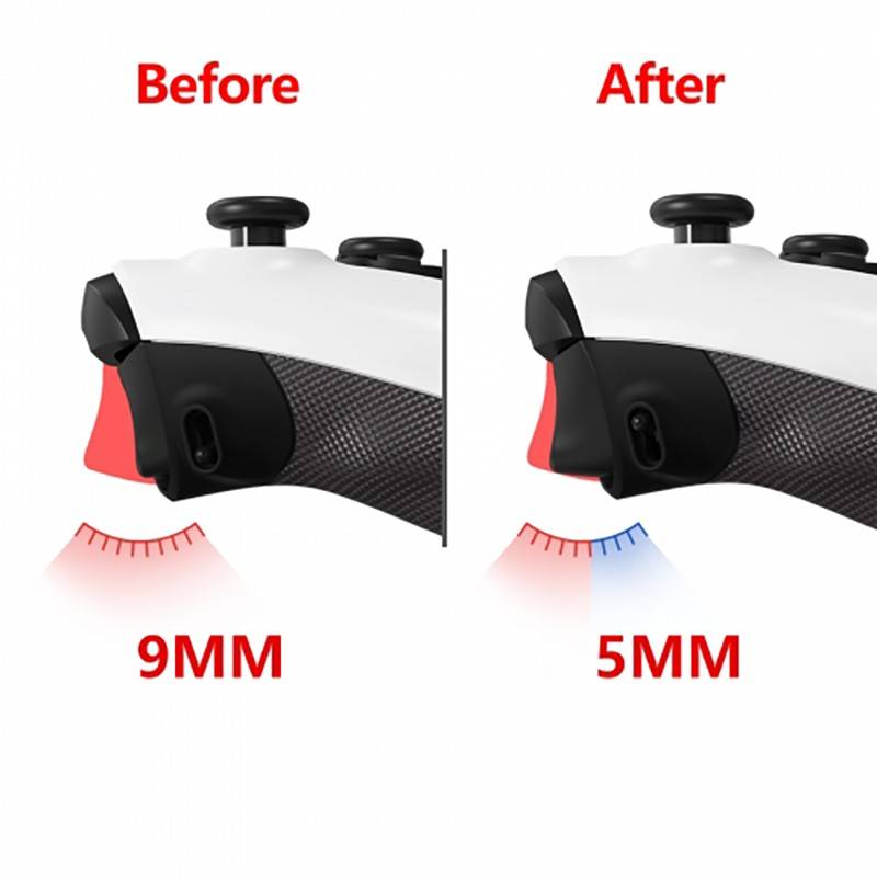 Xbox Series X/S Controller Flexor Diamond Textured Side Rails Grips with Trigger Stop Kit