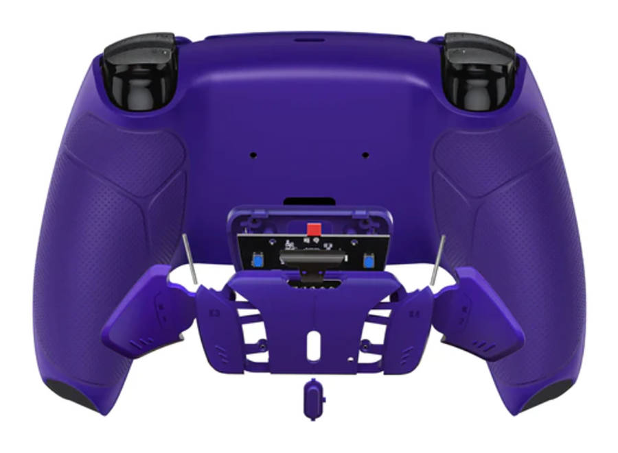 Ps5 Dualsense Controller 4x Back Button Mod Kit Rise4 Rubberized Galactic Purple