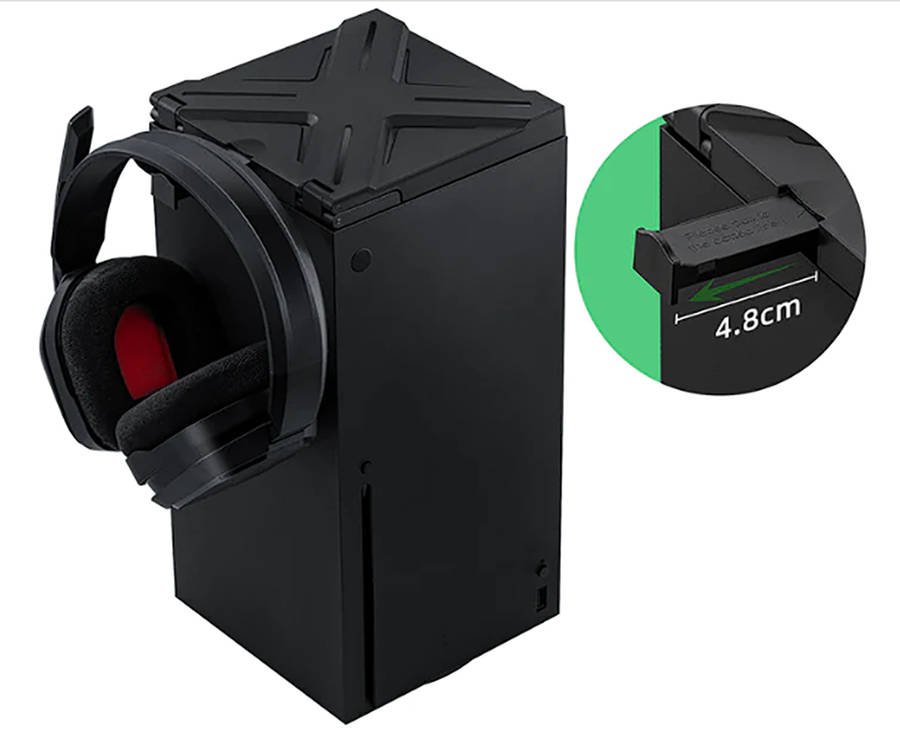 Xbox Series X Console Dust Filter With Controller / Headset Holder Flip Design