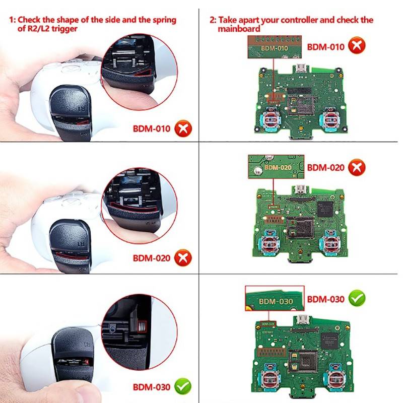 PS5 Dualsense Controller Full Button Set Matte UV Dark Purple for BDM-030