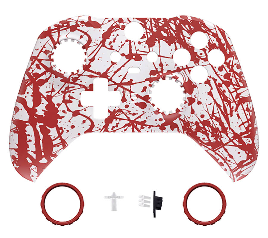 XBOX Elite V2 Controller Front Faceplate Soft Touch Blood