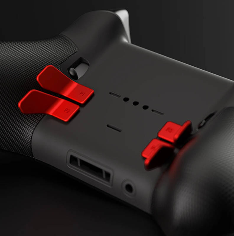 XBOX Elite / Elite Series 2 Controller SWIFT Ergonomic Back Paddle Set Metallic Vampire Red