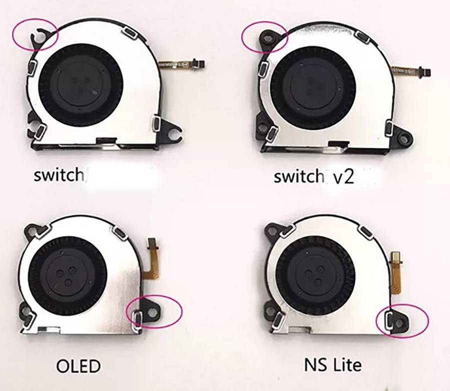 NS Swtich Lite Inner Cooling Fan Spare Parts