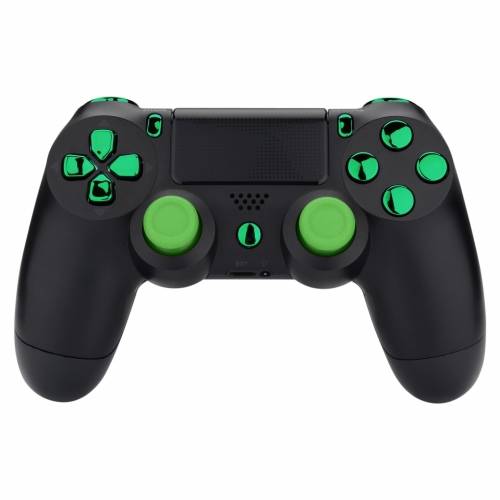 PS4 Controller NEW Version JDM-030 Only Button Set Chrome Green