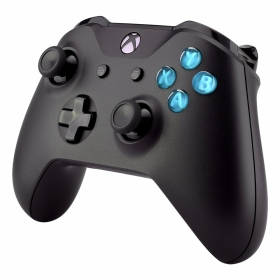 Xbox One Controller Button Set Transparent Light Blue