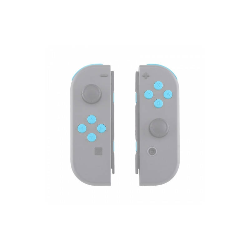 NS JoyCon Soft Touch 16 piece Button Kit Heaven Blue
