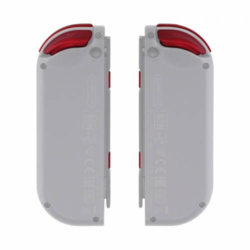 NS JoyCon Soft Touch 16 piece Button Kit Soft Touch Vampire Red