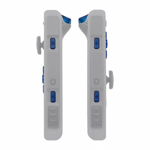 NS JoyCon Soft Touch 16 piece Button Kit Clear Blue