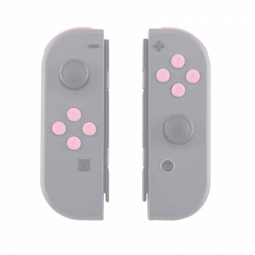 NS JoyCon Soft Touch 16 piece Button Kit Silky Soft Touch Sakura Pink