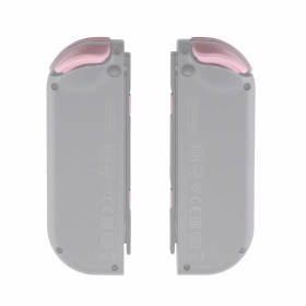 NS JoyCon Soft Touch 16 piece Button Kit Silky Soft Touch Sakura Pink