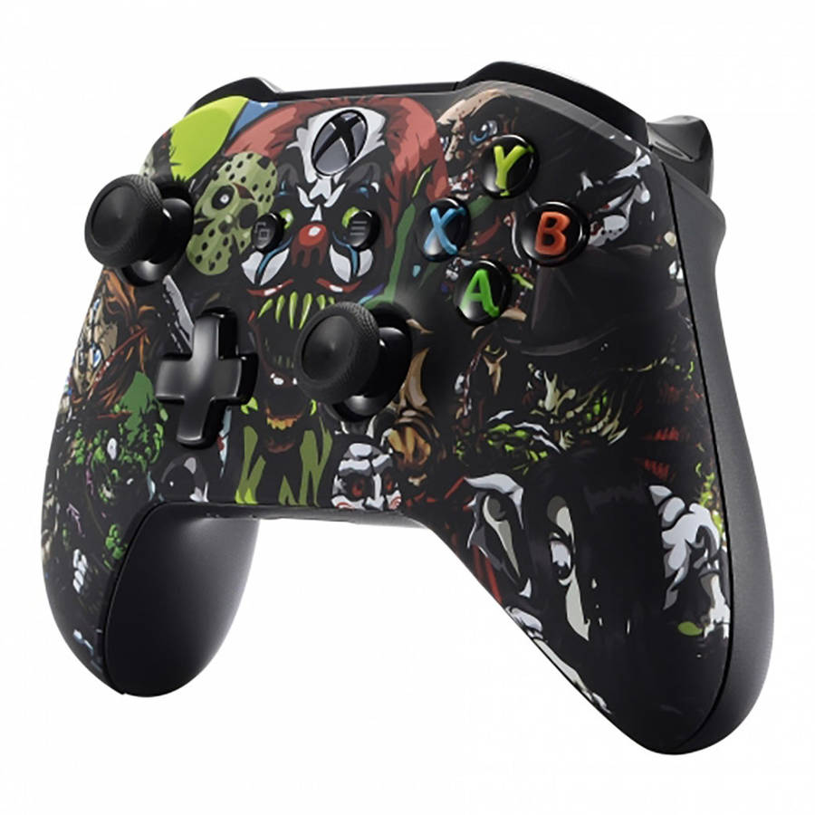 XBOX ONE S Controller Front Faceplate Art Series SCREAM