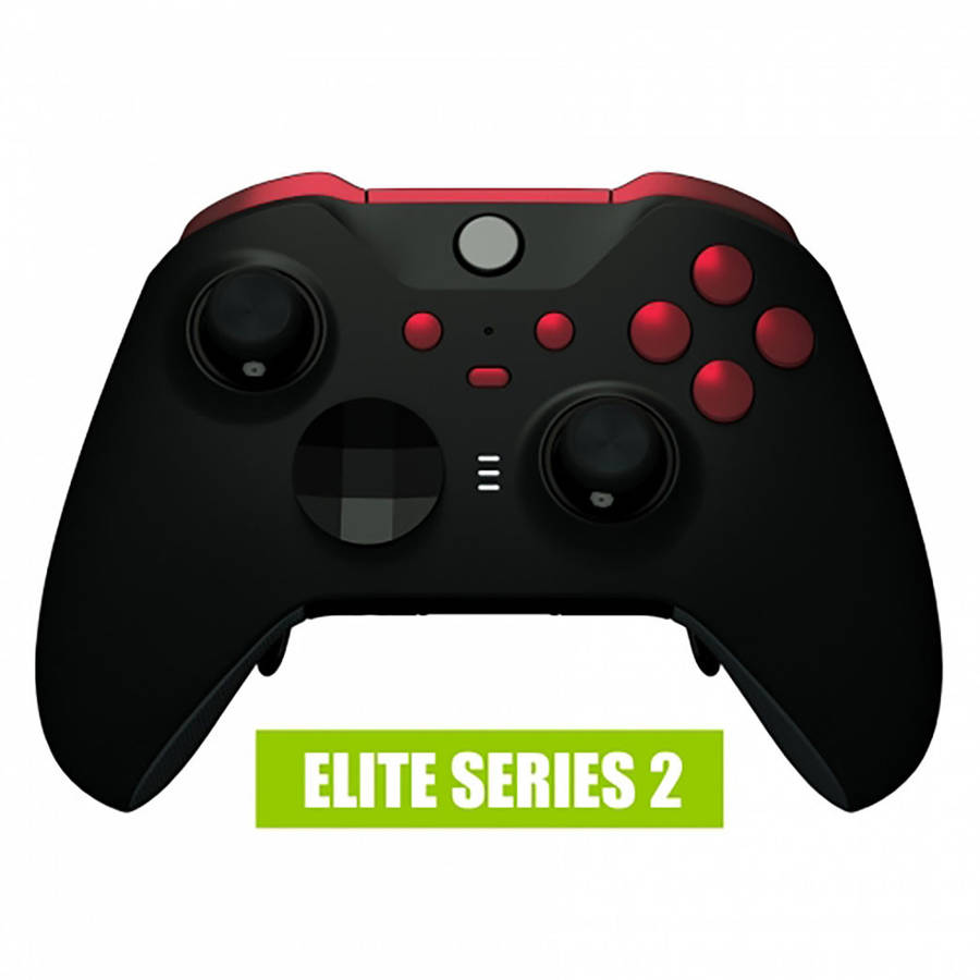 Xbox Elite V2 Controller Full Button Set Matte UV Vampire Red