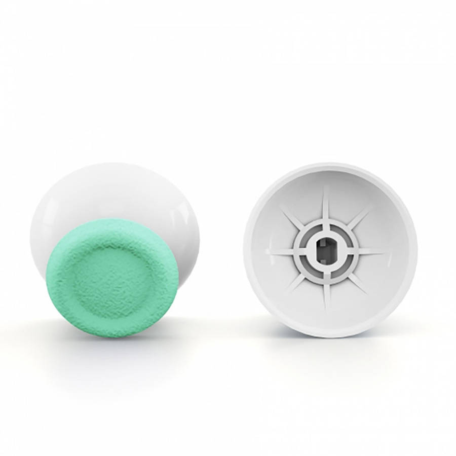 PS4 DUALSHOCK 4 ANALOG THUMBSTICKS FOR PS4 DUALSHOCK 4 MINT GREEN & WHITE