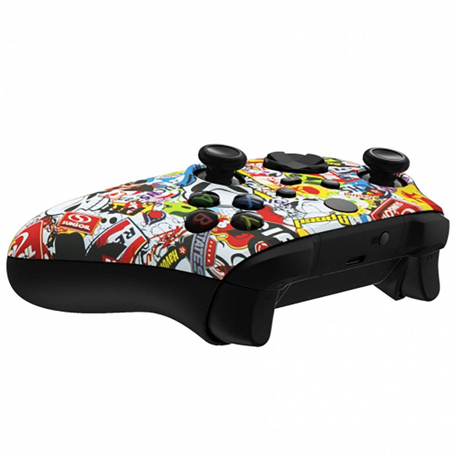 XBOX SERIES S/X Controller Front Faceplate Art Series Stick Bomb