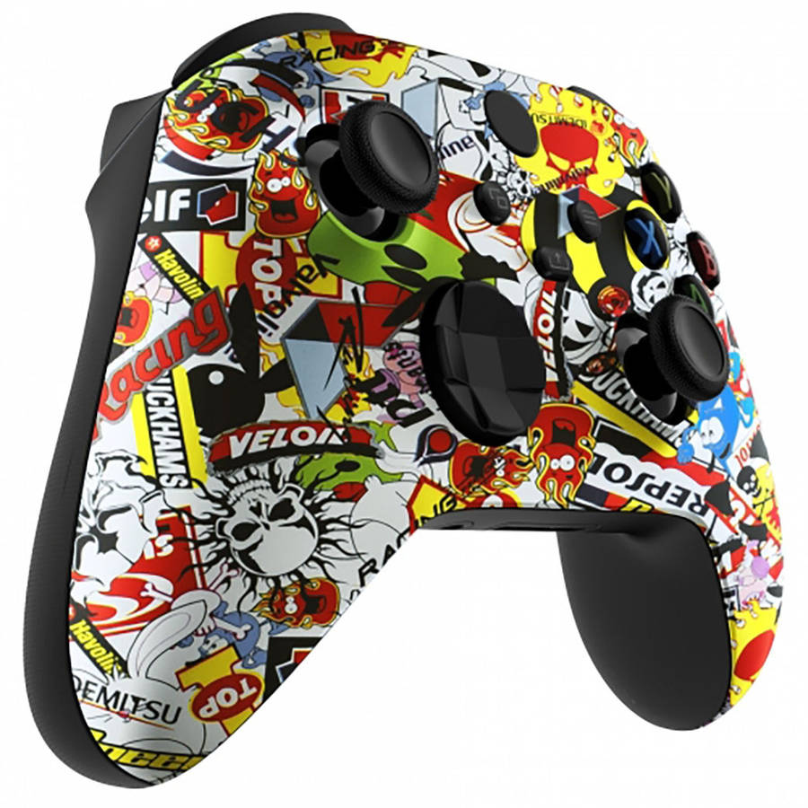 XBOX SERIES S/X Controller Front Faceplate Art Series Stick Bomb