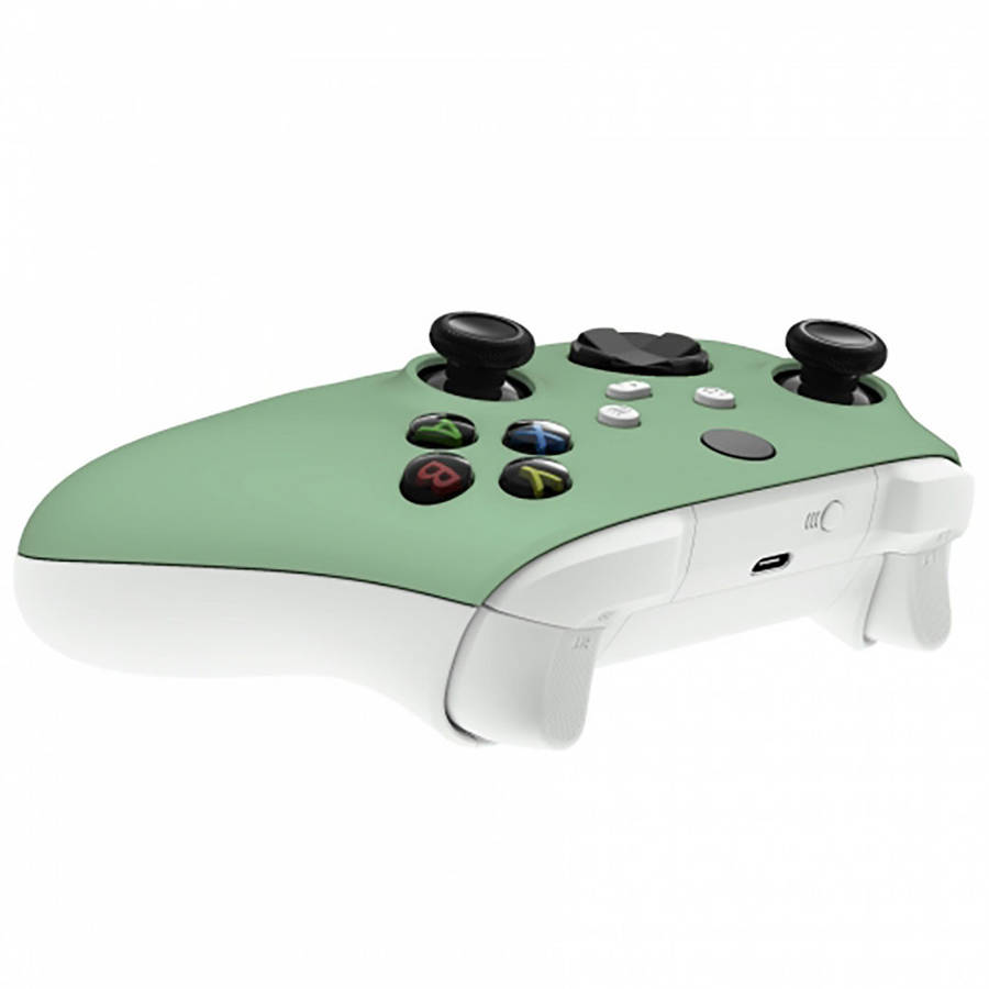 XBOX SERIES S/X Controller Front Faceplate Soft Touch Series Matcha Green