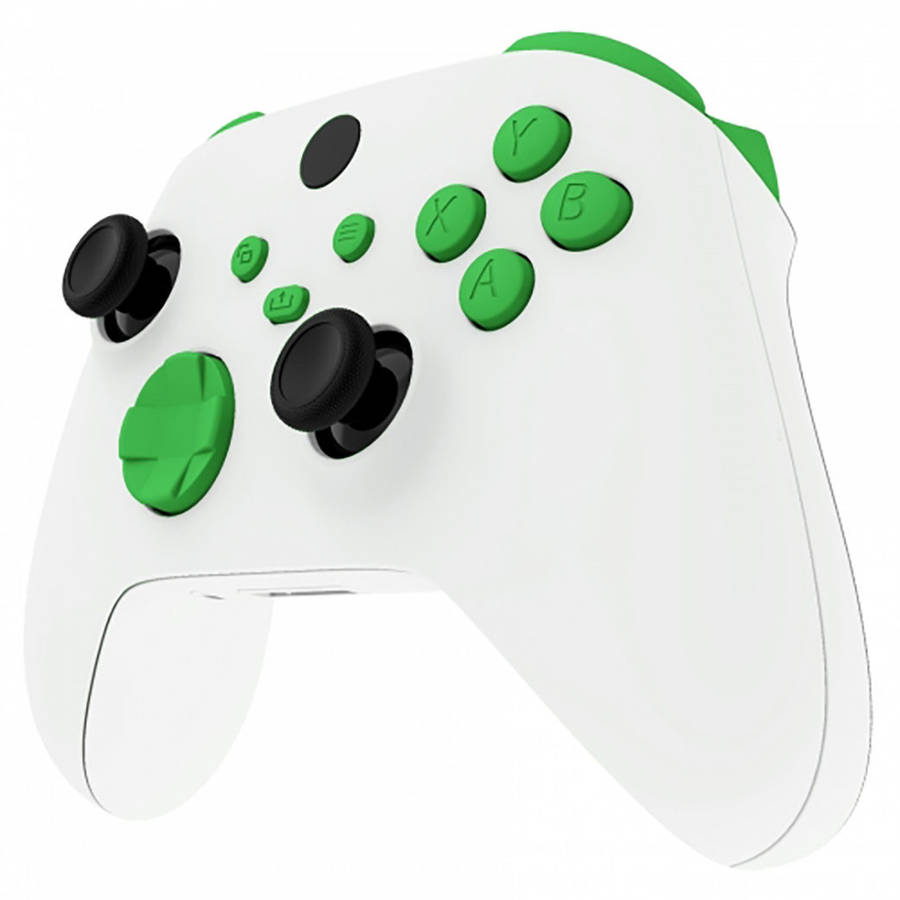 XBOX SERIES S/X Controller Button Set Matt UV UV Lime Green