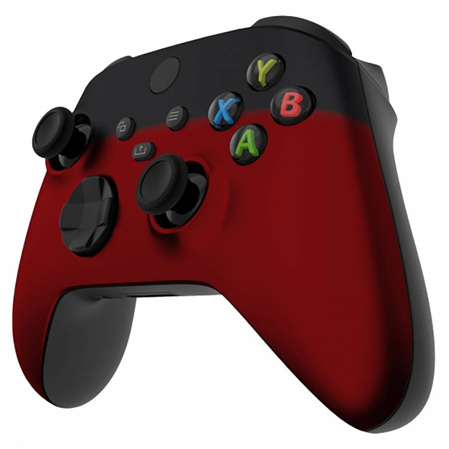 XBOX SERIES S/X Controller Front Faceplate Soft Touch Series Shadow Vampire Red